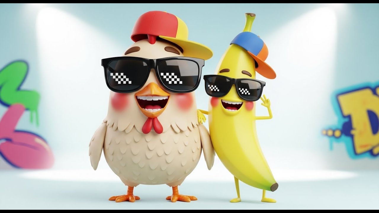 Chicken Banana Dance Song for Kids! Fun Kids Songs - YouTube