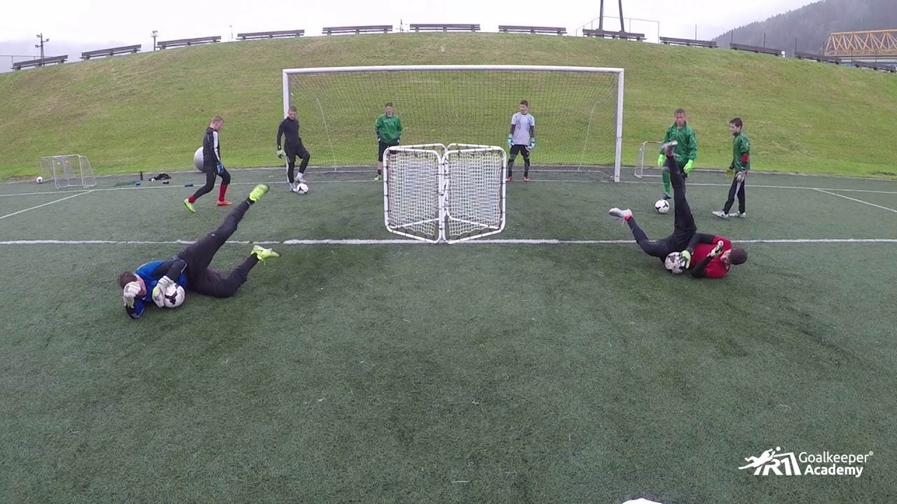Goalkeeper training Reaction & Ball Attacking YouTube