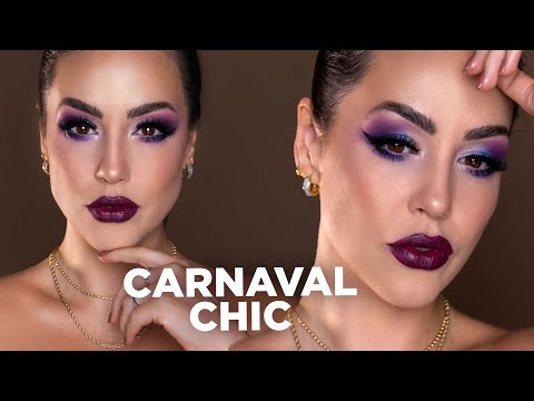 MAQUIAGEM CARNAVAL COM PRODUTOS QUE NUNCA USEI #MayanaBeauty