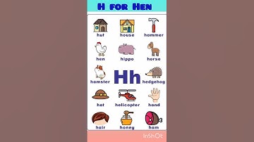 H for Hen, H Alphabet learn | #nurseryabcd #abc #hforhen