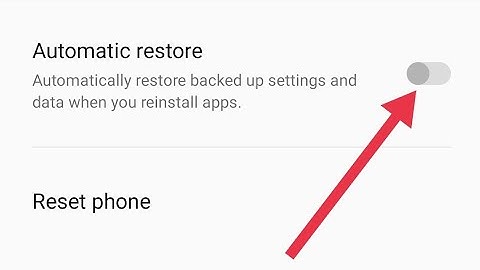 OnePlus Ace Racing Automatic restore setting, How to on Auto matic restore    in OnePlus Ace Racing