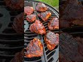 Charcoal grilled chicken thighs with heavy hands, Hank, sweet dry rub #ChickenThighs #food  #bbq