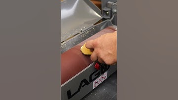 Replacement and cleaning of the abrasive cloth 🤩 on our IGM LAGUNA 1632 SuperMax Drum Sander 🛒
