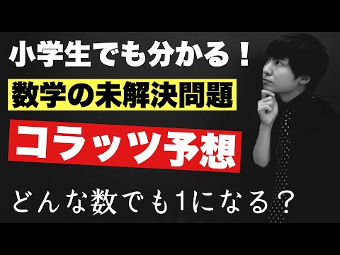 四則演算だけの未解決問題【コラッツ予想】