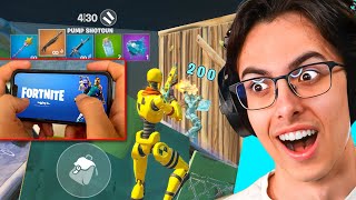 Reacting To The #1 MOBILE Fortnite Player! (He Hit Unreal Rank)