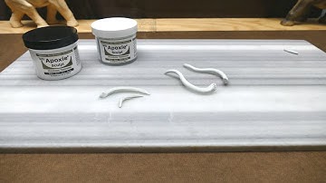 First time using Apoxie Sculpt - Elephant part 8, Tusks.