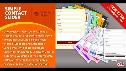 Simple Contact Slider 3.5