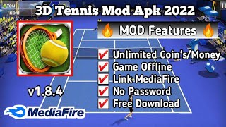 3D Tennis (Mod Apk) v1.8.4 || Unlimited Coin's/Money || No Root 2022 screenshot 2