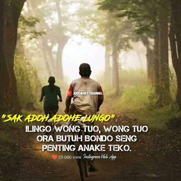 Story wa 30 detik Ketaman  Asmoro||motivasi bahasa jawa wong tuo|| Kangge cah rantau||terbaru 2020
