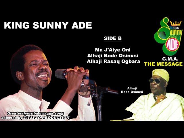 KING SUNNY ADE-MA J'AIYE ONI (THE MESSAGE ALBUM) class=