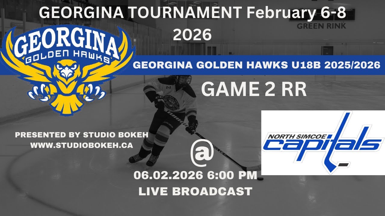 GEORGINA GOLDEN HAWKS U18B 2025/26 @ North Simcoe Capitals Gm 2 - Georgina Winter Classic Tournament