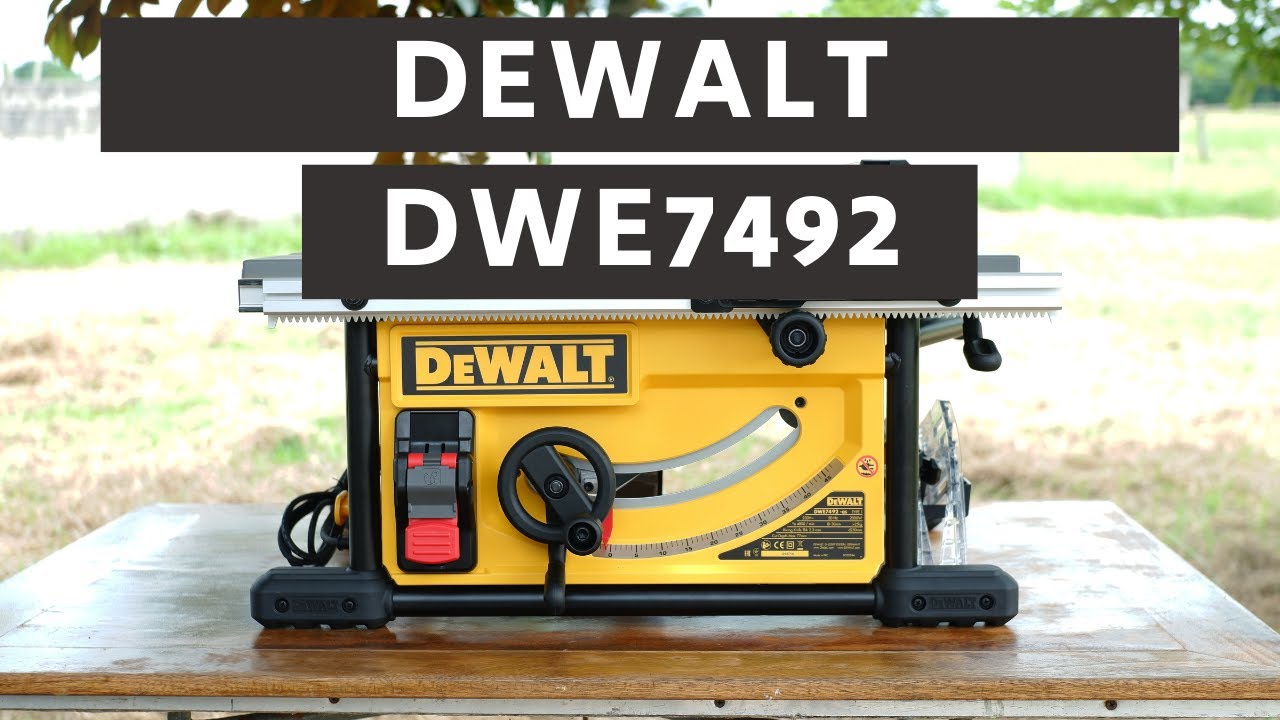 DeWALT - DWE7492 is the BEST Table Saw with 2000W of Power? - Unboxing and  Short Presentation 