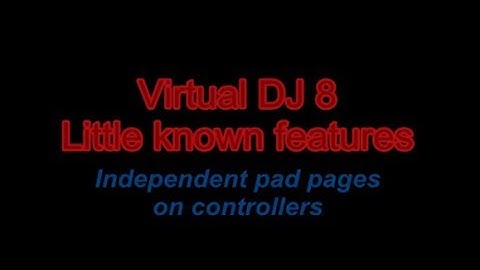VDJ 8/2018 - Independent pad pages on controllers