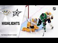 NHL Exhibition Highlights | Predators @ Stars 07/30/20