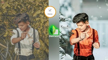 Snapseed Stylish Dp Photo Editing | Snapseed Background Change - Niraj Editz