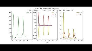Hudgkin & Huxley model simulation in Python