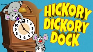 Hickory Dickory Dock ♫ Popular Nursery Rhymes with Lyrics ♫ Kids Songs by The Learning Station