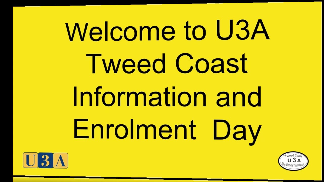 U3A Tweed Coast 2023 Program