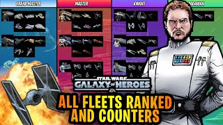 ALL SHIPS RANKED BEST TO WORST + HOW TO COUNTER EVERY FLEET - NOVEMBER 2022 - GALAXY OF HEROES