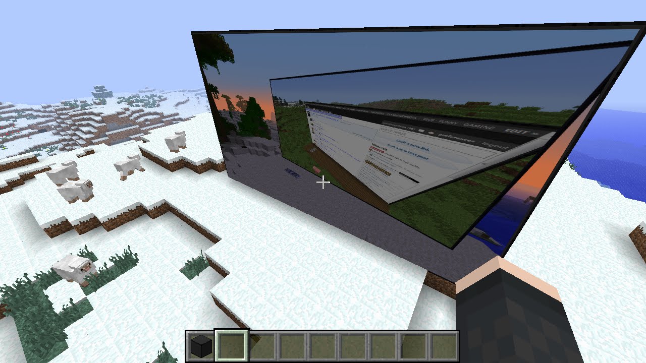 майнкрафт мод web displays 1.7.10 #2