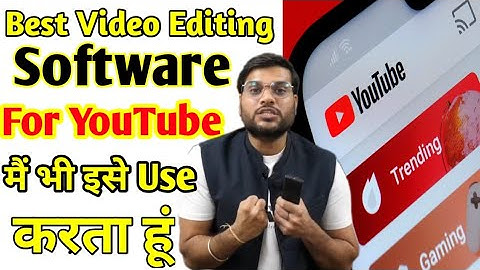 Best Video Editing software For YouTube। Arvind Arora|A2 Motivation
