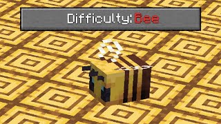 I beat Minecraft as a Bee. It was insane.