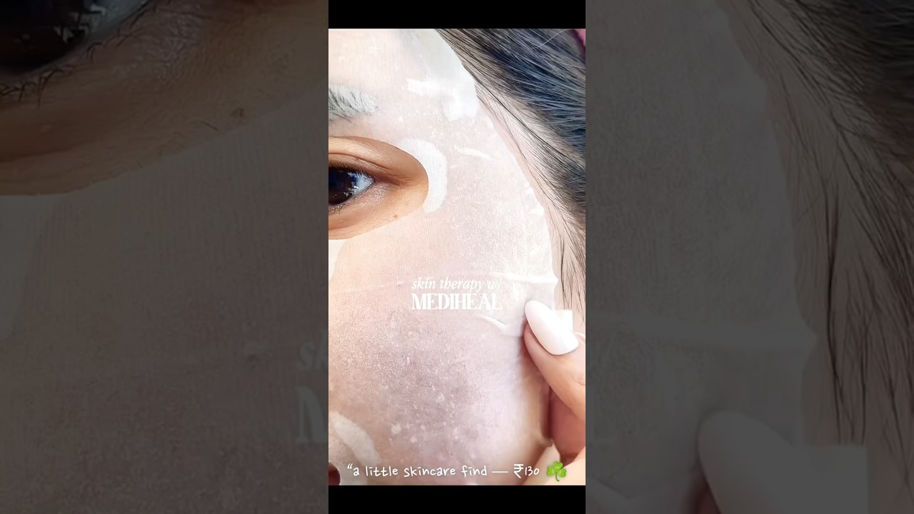 A little skincare ASMR moment with the MEDIHEAL Madecassosid