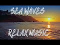 Relaxing video of the sea the sound of waves and soothing music, relax sea