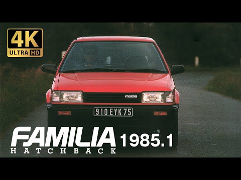 4K Car Catalog MAZDA FAMILIA HATCHBACK 1985 高画質旧車カタログ マツダ ファミリア ハッチバック 1985 
