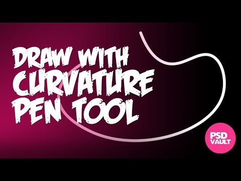 Draw a Path with Curvature Pen Tool in Photoshop CC Draw a Path with Curvature Pen Tool in Photoshop CC