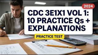 CDC 3E1X1 Volume 1 Practice Test: Master 10 Key Questions With Fully Explained Answers to Pass Fast!