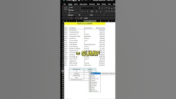 How to SUMIF on excel #tutorial #excel #tips #exceltips #sumif #sum