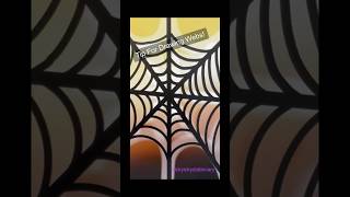 How To Draw Spider Webs 🕷️ Halloween 2023 #shorts #art #halloween
