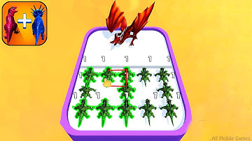 Merge Master: Dinosaur Monster - All Levels Gameplay Walkthrough Part 2 (Level 7-14)