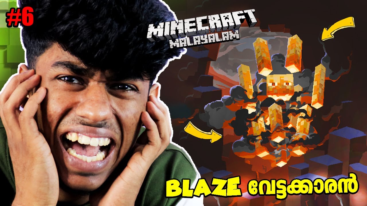 EXTREME BLAZE HUNTING IN MINECRAFT |  MALAYALAM #6