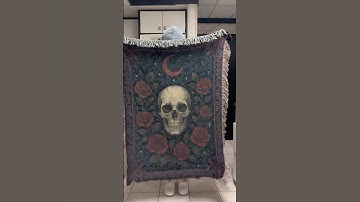 Please stay 🙏 #goth #blankets #gothtok #gothgirl #gothic #smallbusiness