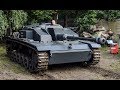 StuG III start up, revs and drive!