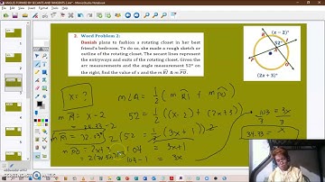 Angles Formed By Secants and Tangents Part 2 Word Problems