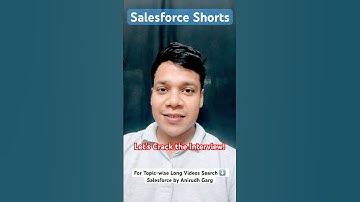 Salesforce Developer Interview Preparation Important Topics that are always asked Salesforce Shorts