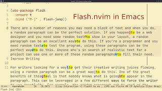 Flash.nvim For Emacs