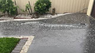 Thornton NSW Hail Storm Friday 1 October 2021