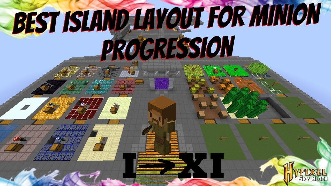 Hypixel Skyblock Island Designs Schematic