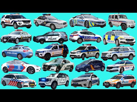 ПОЛИЦЕЙСКИЕ МАШИНЫ - Полицейские машины 20 самых богатых стран | США, КИТАЙ, ИНДИЯ, ИНДОНЕЗИЯ, АН...