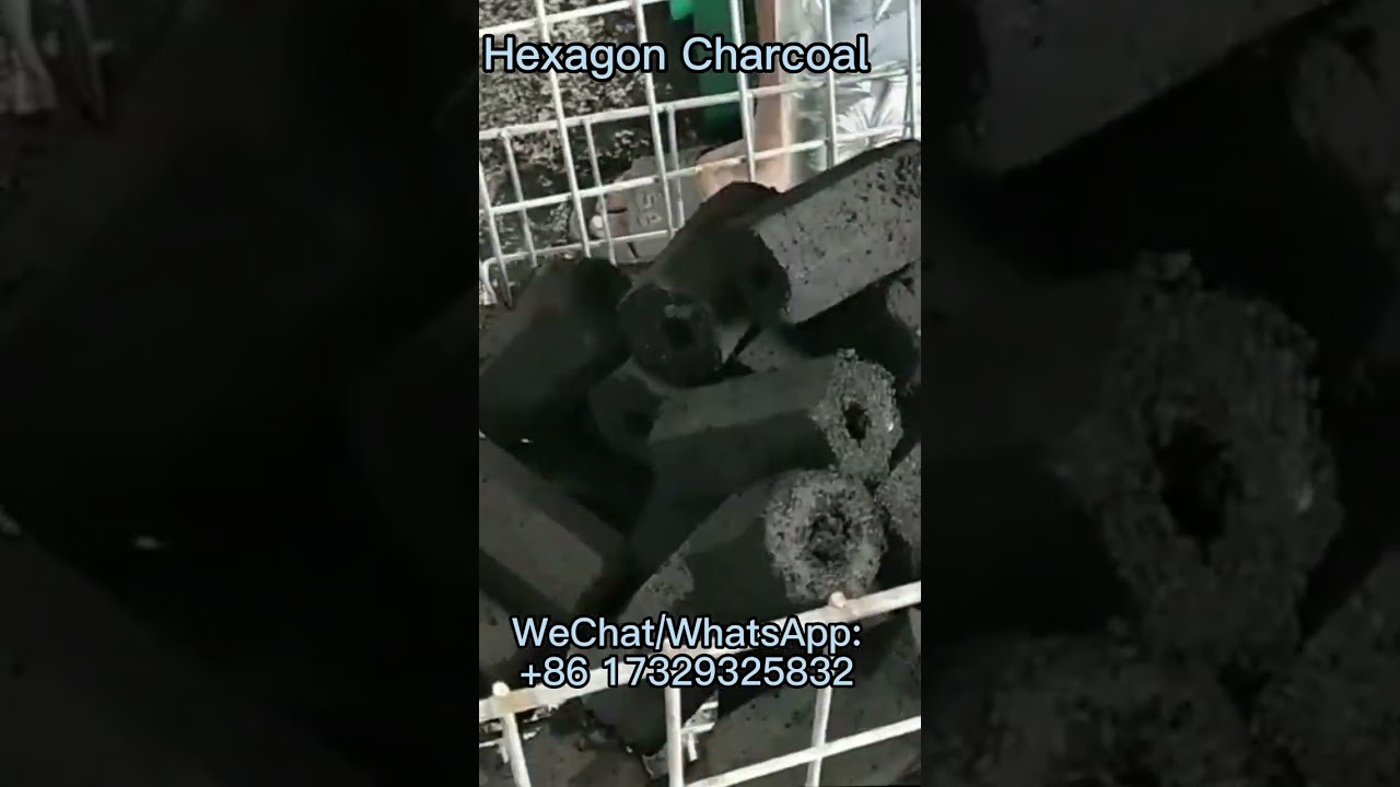Hexagonal charcoal production | charcoal machine forming machine that can be customized
