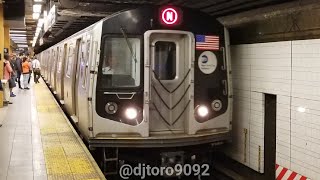 BMT 4th Ave: Riding R160B Alstom 8722 from 36 St to 59 St through new grinding rails (5/9/18)