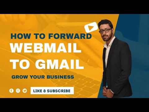 how to forward WEBMAIL to GMAIL