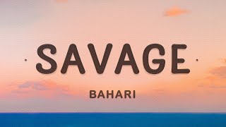 Bahari - Savage (Lyrics) chords