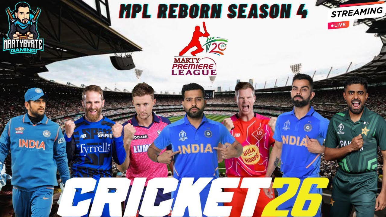🔴CRICKET 26 MPL REBORN SEASON-4 LIVE STREAM✌🔥🔥🏏🏏😱😱