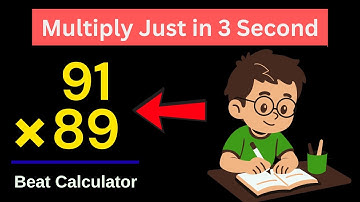 Multiply Numbers in 3 Second – Faster Than a Calculator! (Mental Maths Trick - 4)