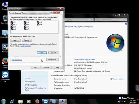 Quantum Thinclient settings for windows7